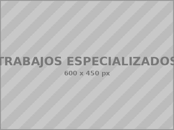 Trabajos especializados